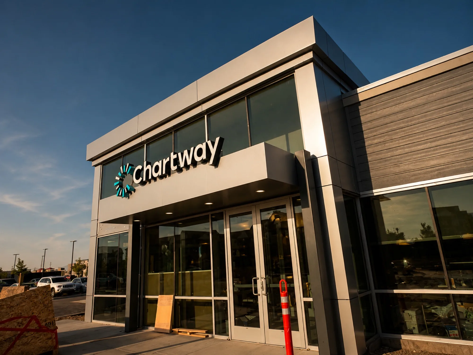 Commercial exterior remodeling with aluminum composite metal panels, Utah County